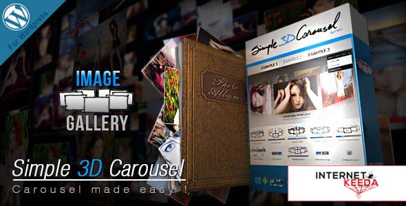 6533-Simple 3D Carousel v1.1 - Wordpress Plugin