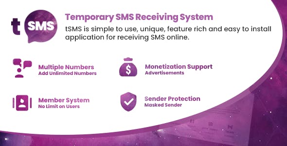 5888-tSMS - Temporary SMS Receiving System