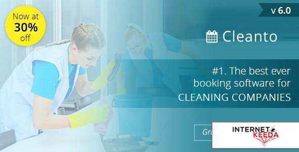 5985-Cleanto v6.0 - software with booking system for cleaner service companies - 