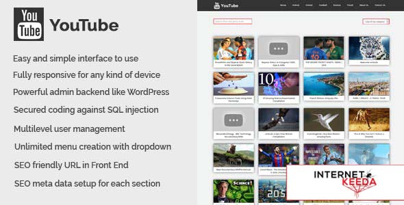 5995-YouTube v1.0.0 - YouTube Video Collection CMS