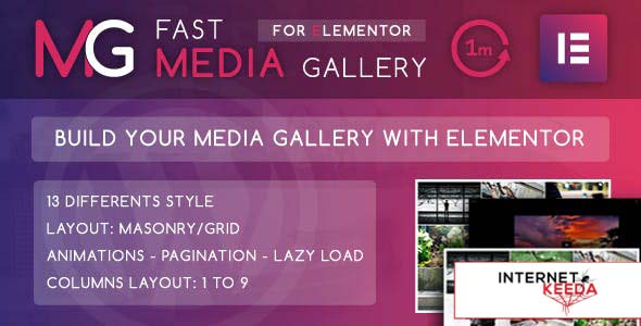 6160-Fast Media Gallery For Elementor v1.0 - WordPress Plugin