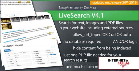 6229-LiveSearch v4.1 - Searchengine for your Website