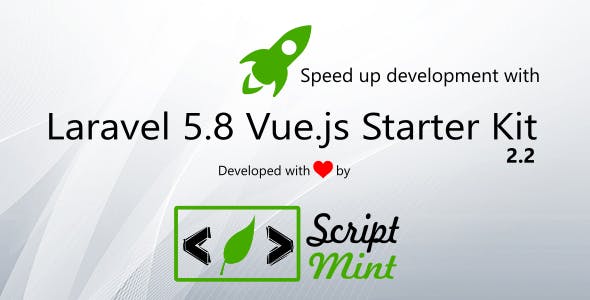 6376-Laravel 5.8 Vue.js SPA Bootstrap Admin Starter Kit v2.2