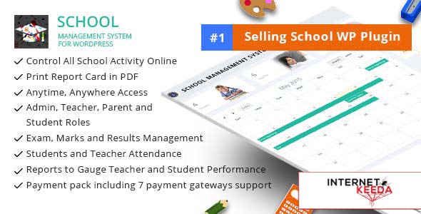 6410-School Management System for Wordpress v57.0