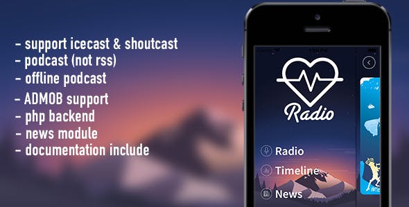 6457-Lov Radio Bundle (android & ios pack)