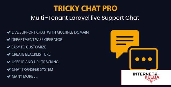 6591-Tricky Chat Pro - Multi Tenant Live Support Chat