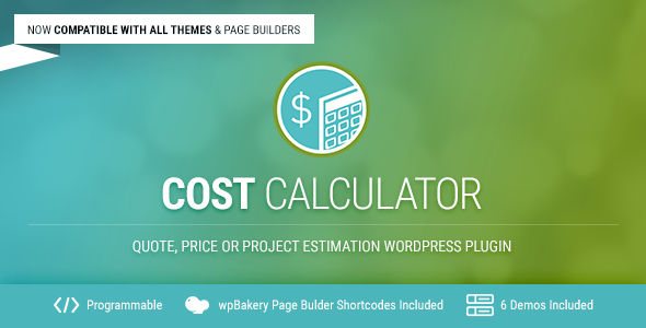 9638-Cost Calculator v2.3.1 - WordPress Plugin