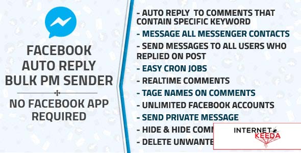 6748-Facebook Auto Reply & Bulk Private Message Sender