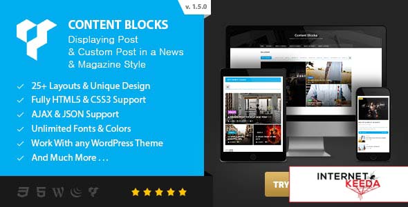 6797-Content Blocks Layout For WPBakery Page Builder (Visual Composer) v1.5.0 - News & Magazine Styl