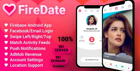 6801-FireDate v1.0.2 - Android Firebase Dating Application