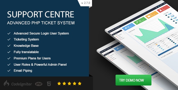 6883-Support Centre v2.7.0 - Advanced PHP Ticket System