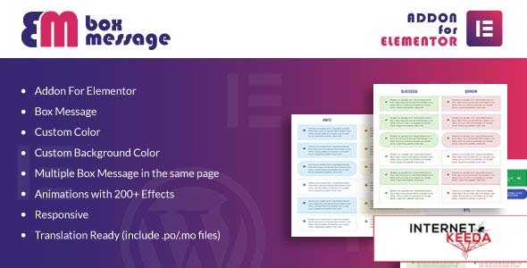 7044-Box Message for Elementor WordPress Plugin v1.0