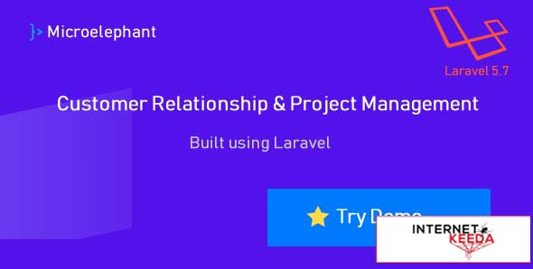 7083-Microelephant - CRM & Project Management System built with Laravel