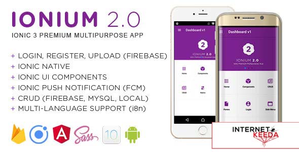 7564-Ionium 2 - Ionic Multipurpose App using Ionic 3