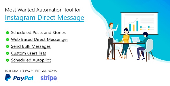 8534-DM Pilot v4.0.1 - Instagram Most Wanted Automation Tool for Direct Message & Scheduled Posts