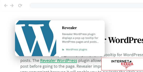 7693-Revealer v2.0.1 - Navigation popup for WordPress links