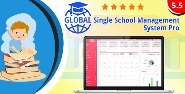 7714-Global v5.5 - Single School Management System Pro