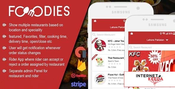 8222-Native Restaurant Food Delivery & Ordering System With Delivery Boy - Android v2.0.6