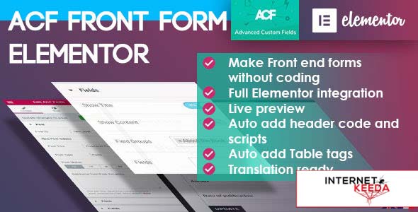 8035-ACF Front Form for Elementor Page Builder v2.0.0