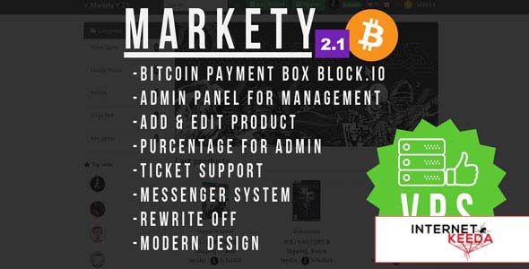 8093-Markety v2.1 - Multi-Vendor Marketplace In Bitcoin PHP