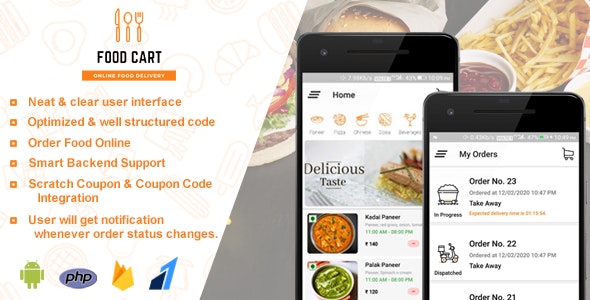 8212-Food Cart v1.0 - Online Food Delivery App