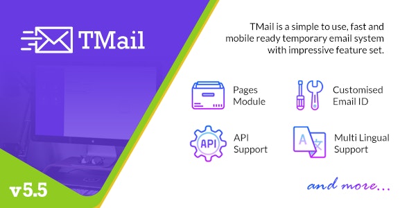 8337-TMail v5.5 - Multi Domain Temporary Email System - 