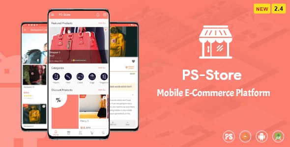 8380-PS Store v2.4 - Mobile eCommerce App for Every Business Owner