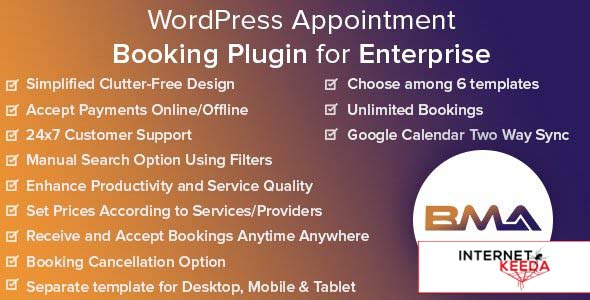 8709-BMA v1.2.1 - WordPress Appointment Booking Plugin for Enterprise