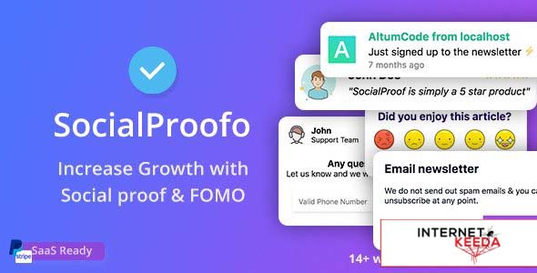 8801-SocialProofo v1.7.5 - 14+ Social Proof & FOMO Notifications for Growth (SaaS Ready) - 