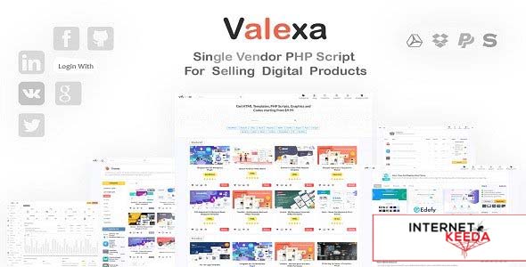 8887-Valexa v1.2.1 - PHP Script For Selling Digital Products And Digital Downloads