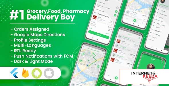 9031-Delivery Boy for Groceries, Foods, Pharmacies, Stores Flutter App v1.0.1