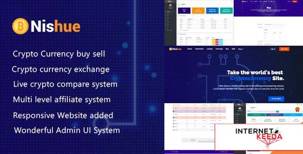 9096-Nishue v3.8 - CryptoCurrency Buy Sell Exchange and Lending with MLM System - 