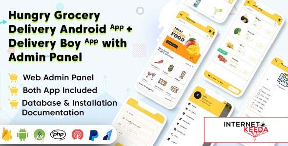 9299-Hungry Grocery Delivery Android App and Delivery Boy App with Interactive Admin Panel v1.3