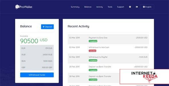 11983-ProWallet v2.1 - Electronic Online Wallet