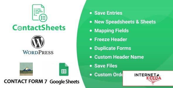 14436-ContactSheets v3.2 - Contact Form 7 Google Spreadsheet Addon