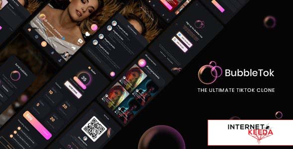 9398-BubbleTok v1.0 - The Ultimate Tiktok Clone app - Short Videos Social Media Android App