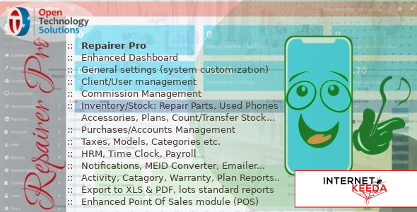 13368-Repairer Pro v1.3.0 - Repairs, HRM, CRM & much more