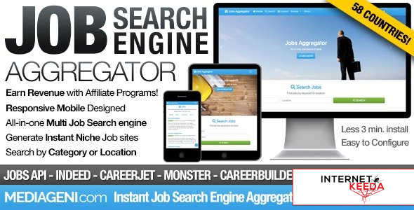 9583-Instant Job Search Engine Aggregator v4.1