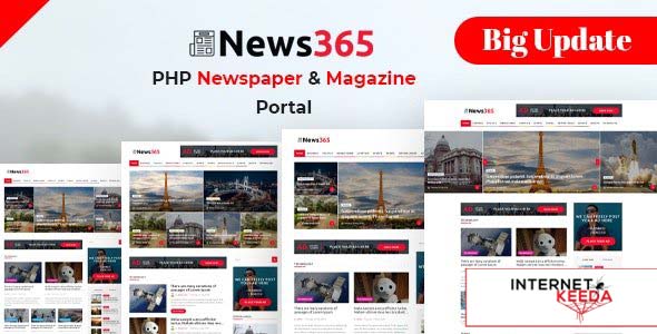 9705-News365 v6 - PHP Newspaper Script Magazine Blog with Video Newspaper