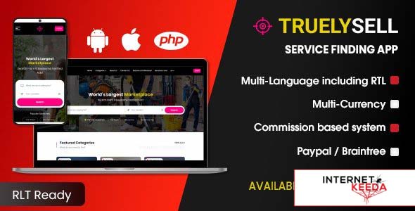 9708-TruelySell v1.0.2 – On-demand Service Marketplace, nearby Service Finder and Bookings Web, Andr