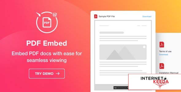 10057-PDF Embed v1.1.0 - WordPress PDF Viewer plugin