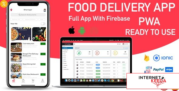 10075-ionic 5 food delivery full (Android + iOS + Admin Panel PWA) app with firebase v1.0