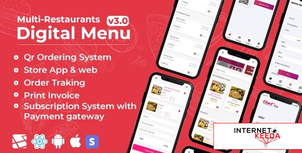 10155-Chef v3.0 - Multi-restaurant Saas - Contact less Digital Menu Admin Panel with - React Native 