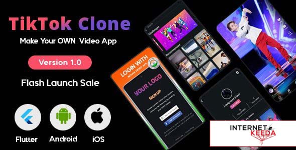 10200-Flutter - TikTok | Triller Clone & Short Video Streaming Mobile App for Android & iOS v1.0