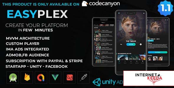 10294-EasyPlex v1.1 - Movies - Live Streaming - TV Series, Anime