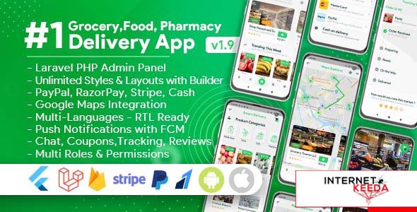 10627-Grocery, Food, Pharmacy, Store Delivery Mobile App with Admin Panel v1.9.0