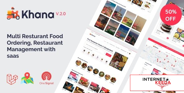 10629-Khana v2.2 - Multi Resturant Food Ordering, Restaurant Management With Saas