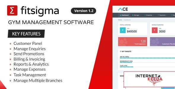 10834-Fitsigma v1.2.8 - Gym Management Software