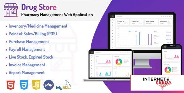 10864-Drug Store v1.0 - Pharmacy & Billing Management Web Application