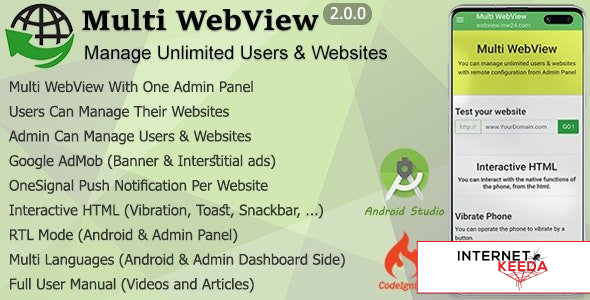 10923-Multi WebView + Admin Panel v2.0